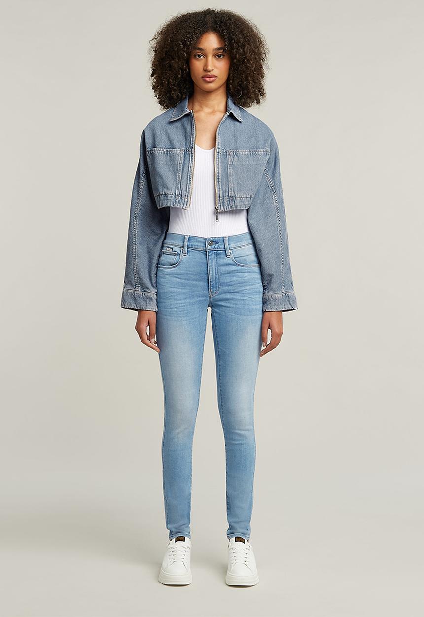 G-STAR - 3301 High Skinny Jeans Wmn - Light Indigo Aged
