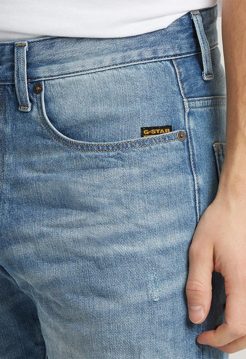 G-STAR - 3301 short Sato denim lt aged 