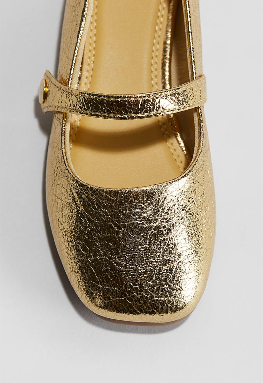 H&M - Shimmering ballet pumps - gold