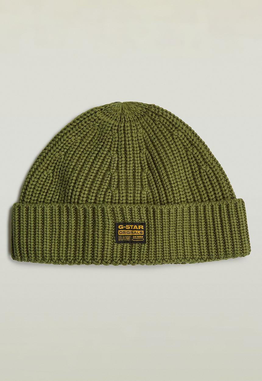 G-STAR - Originals fisherman beanie - dk moss