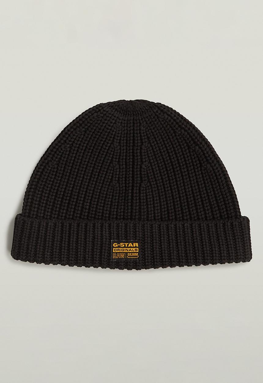 G-STAR - Originals fisherman beanie - dk black