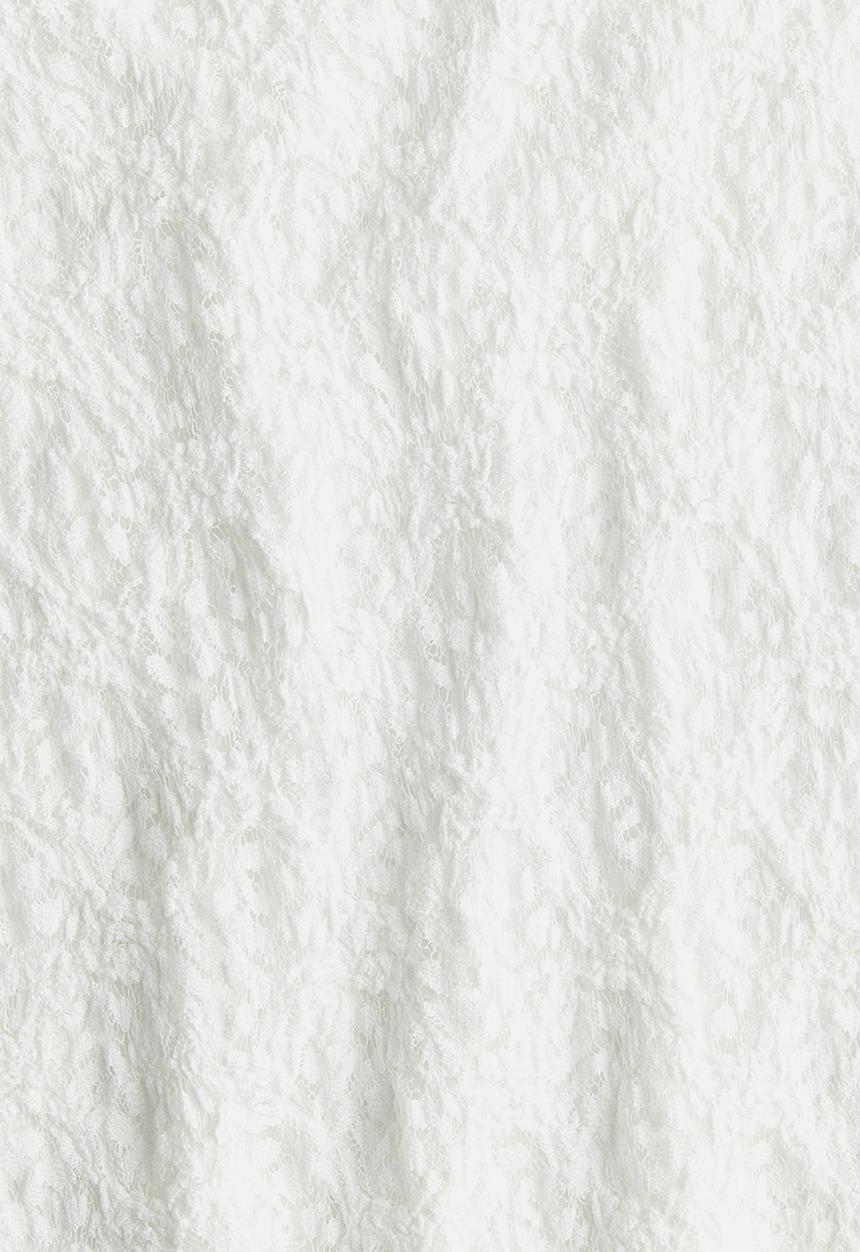 H&M - Lace top - white