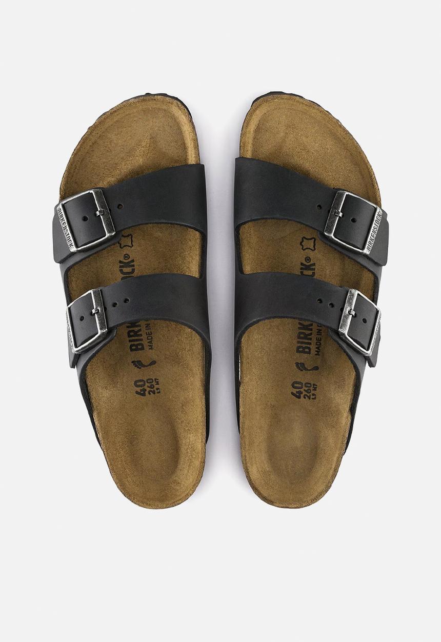 Birkenstock - Arizona oiled leather narrow - black