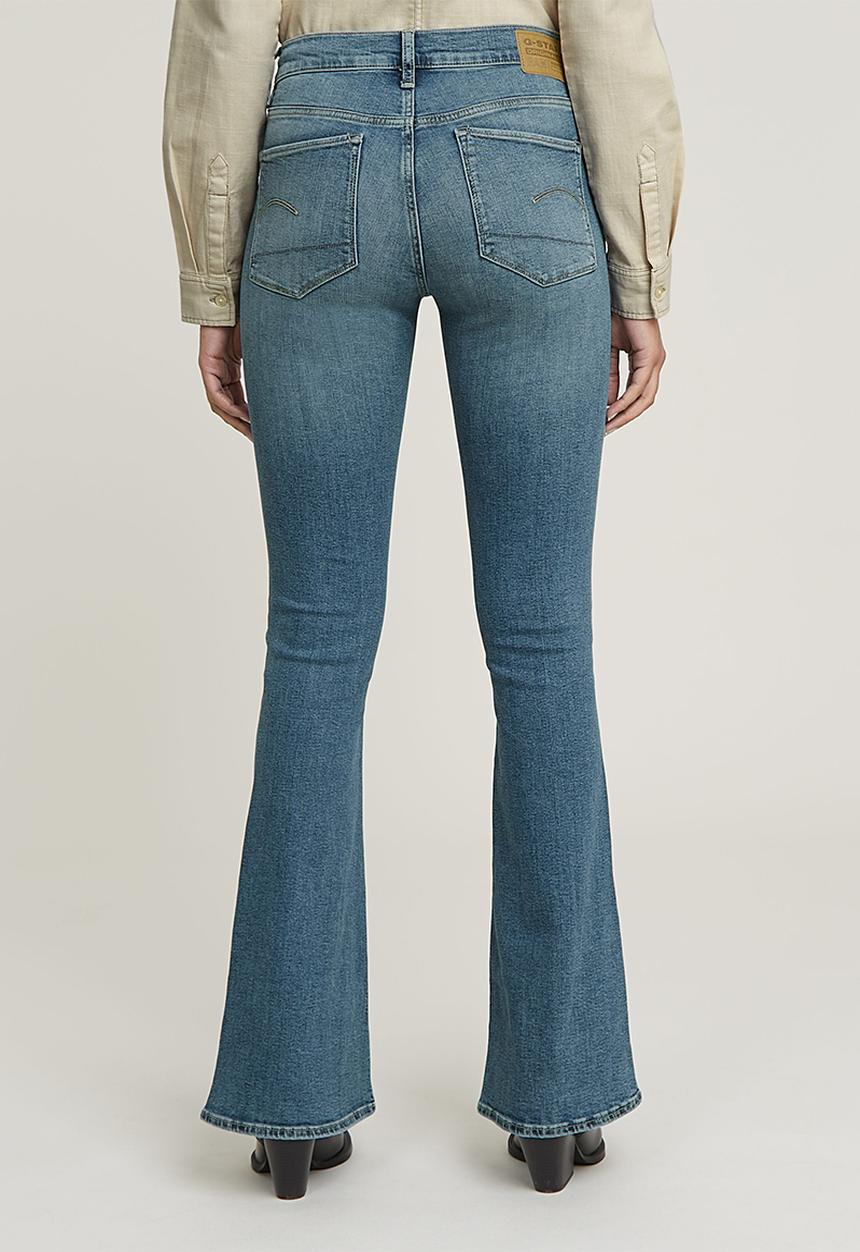 G-STAR - 3301 Flare Jeans Wmn - Faded Icy Blue 