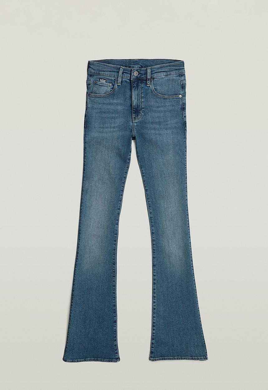G-STAR - 3301 Flare Jeans Wmn - Faded Icy Blue 