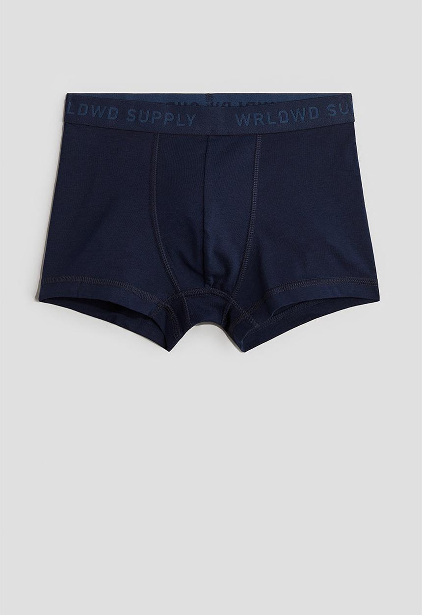H&M - 5-pack trunks - navy blue/striped