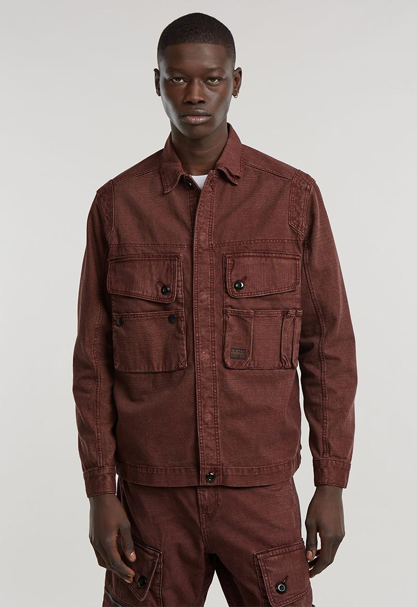 G-STAR - Utility overshirt - faded autumn leaves gd