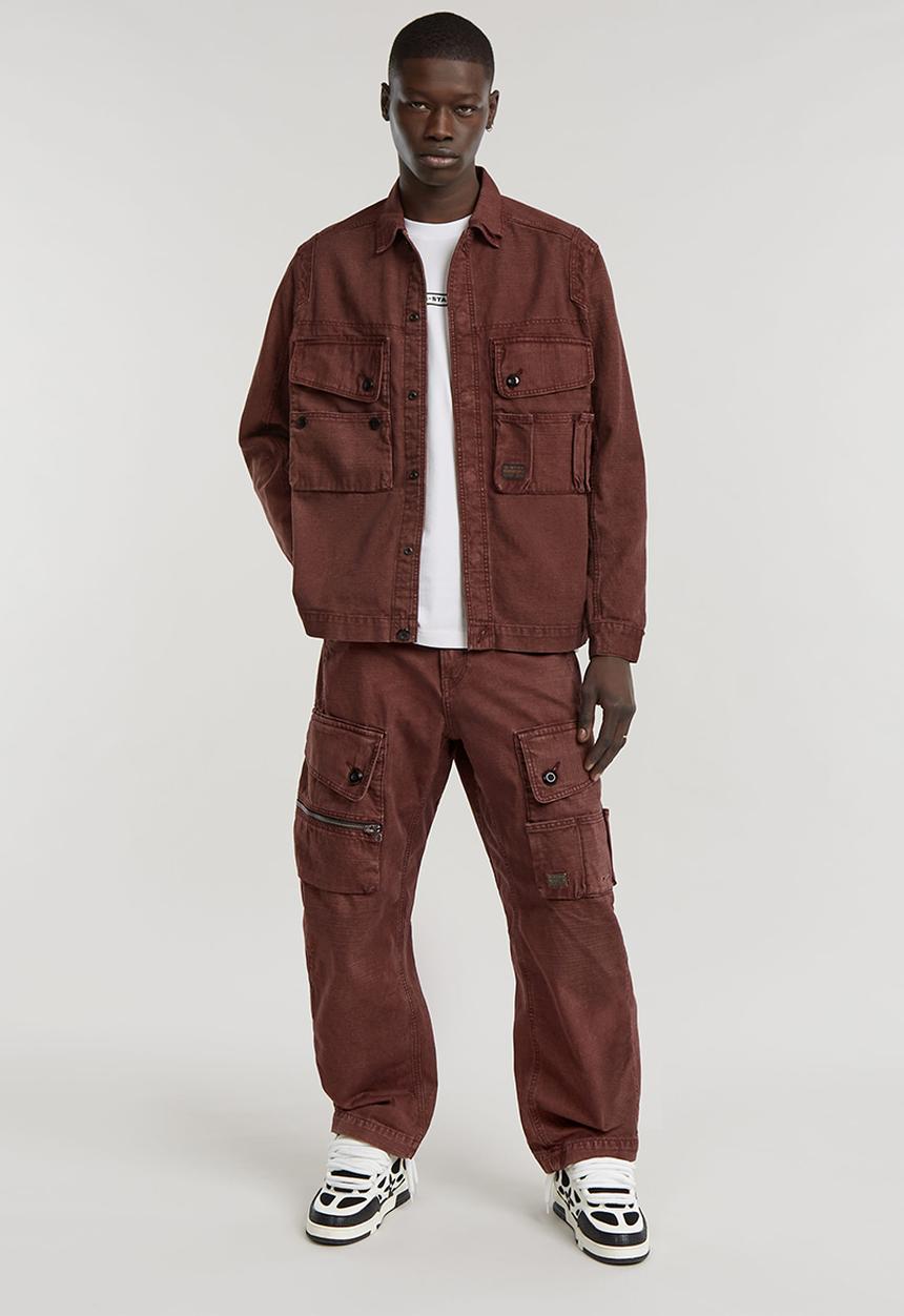 G-STAR - Utility overshirt - faded autumn leaves gd