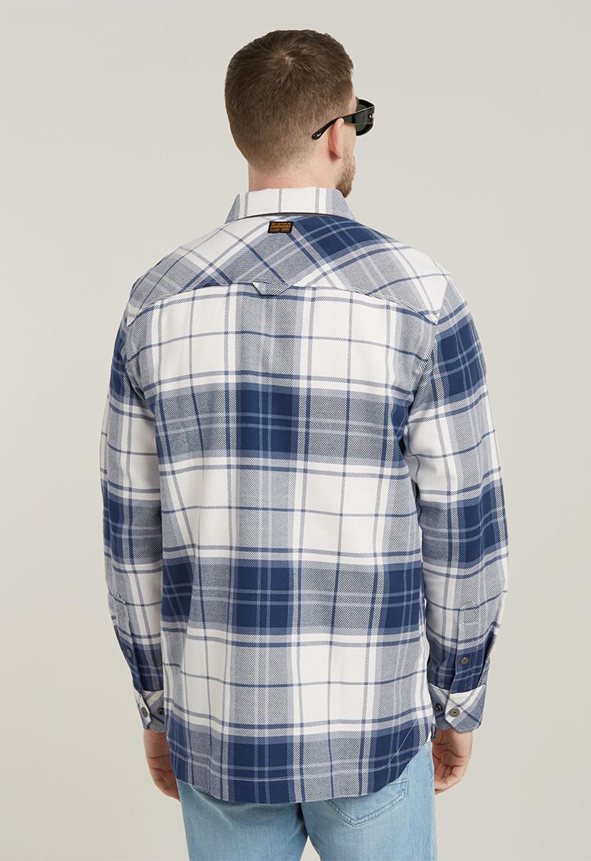 G-STAR - GPO Overshirt - milk luke check