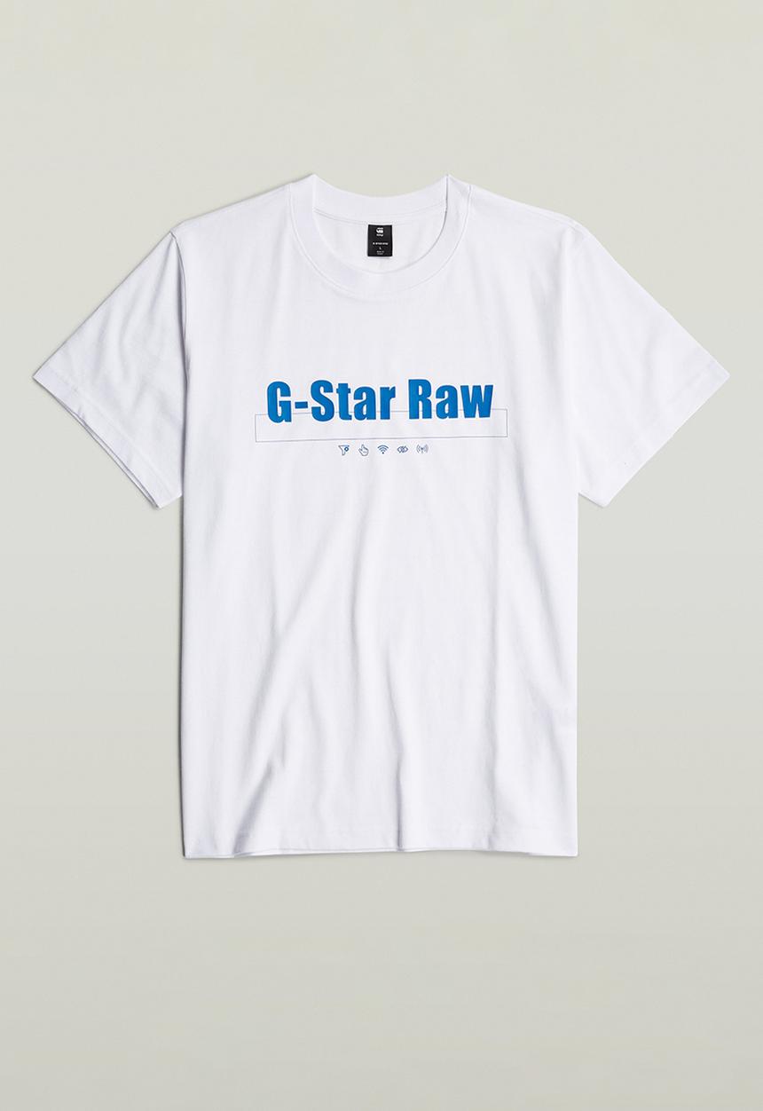 G-STAR - Symbols print loose r t - white