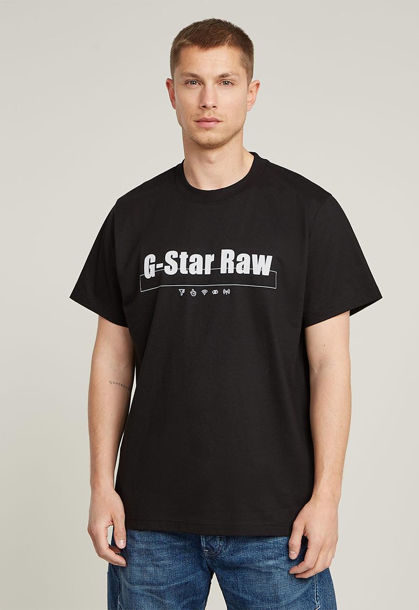 G-STAR - Symbols print loose r t - black