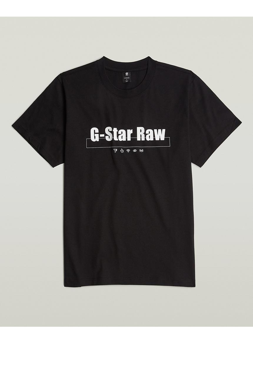 G-STAR - Symbols print loose r t - black