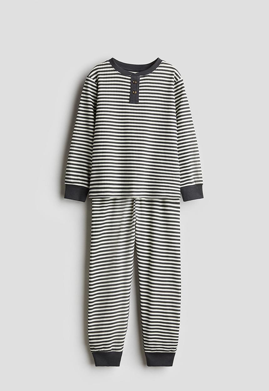H&M - Patterned cotton pyjamas - grey,multi