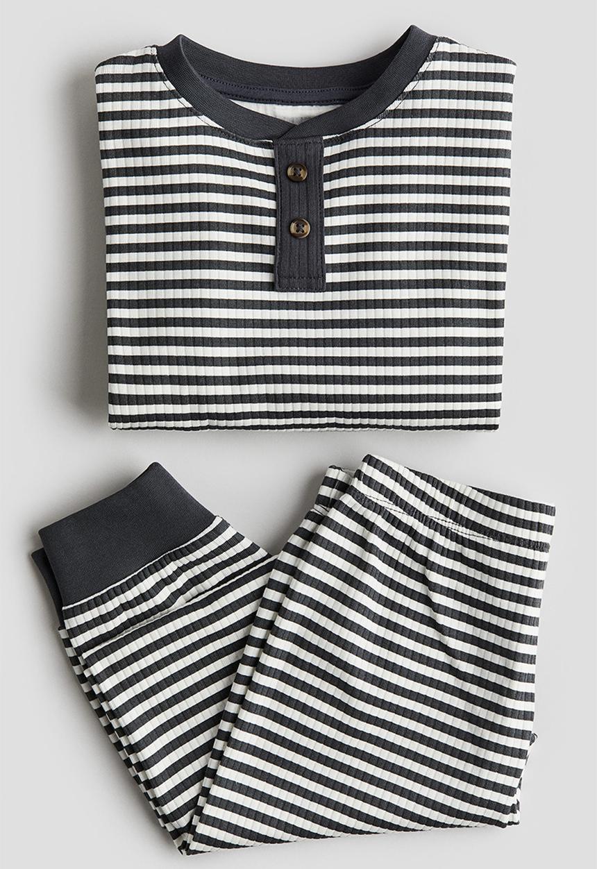 H&M - Patterned cotton pyjamas - grey,multi
