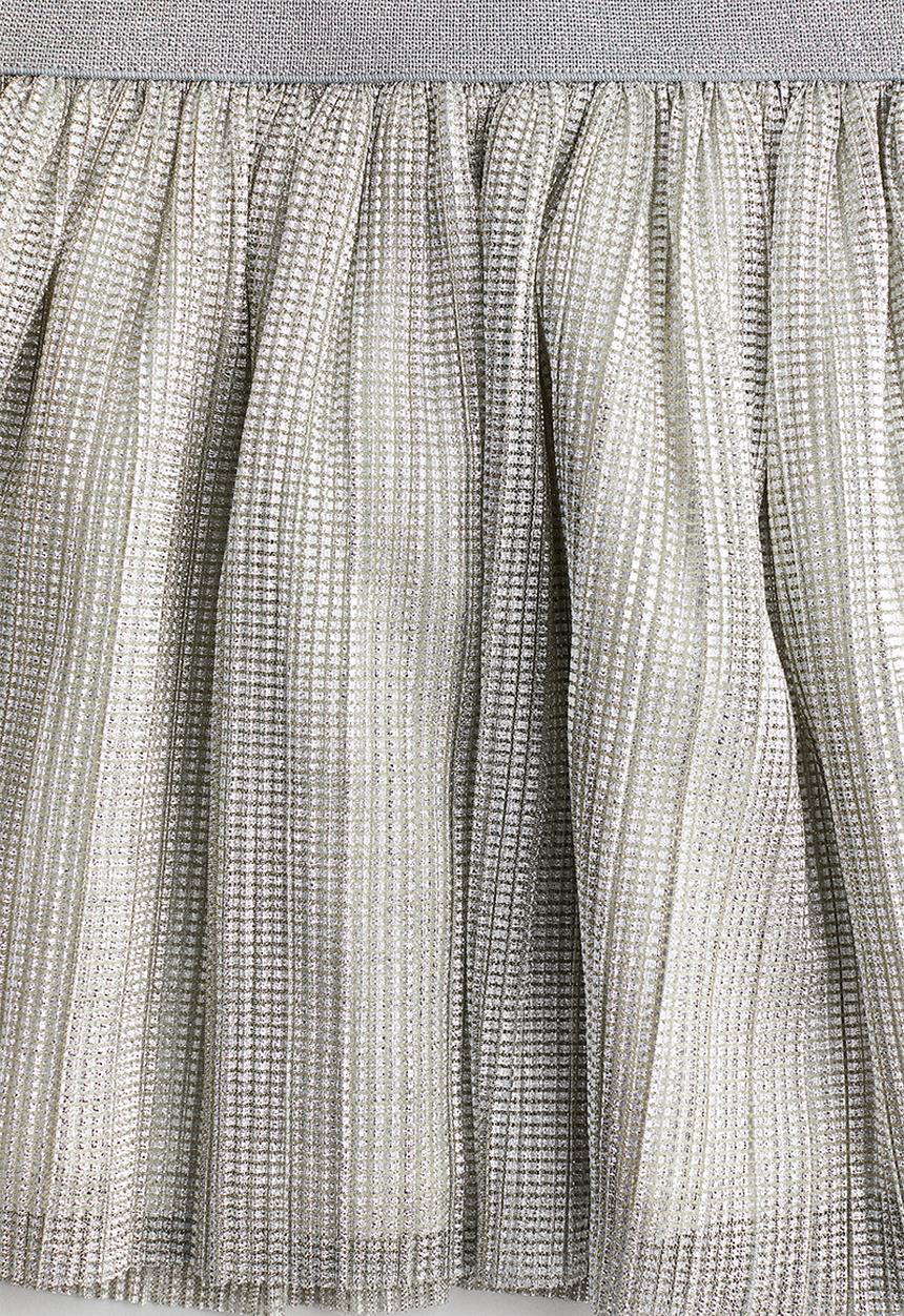 H&M - Metallic-shimmering skirt - grey