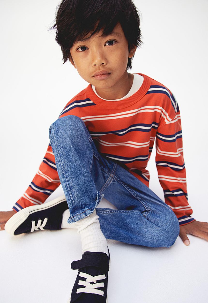 H&M - Long-sleeved t-shirt - red,multi
