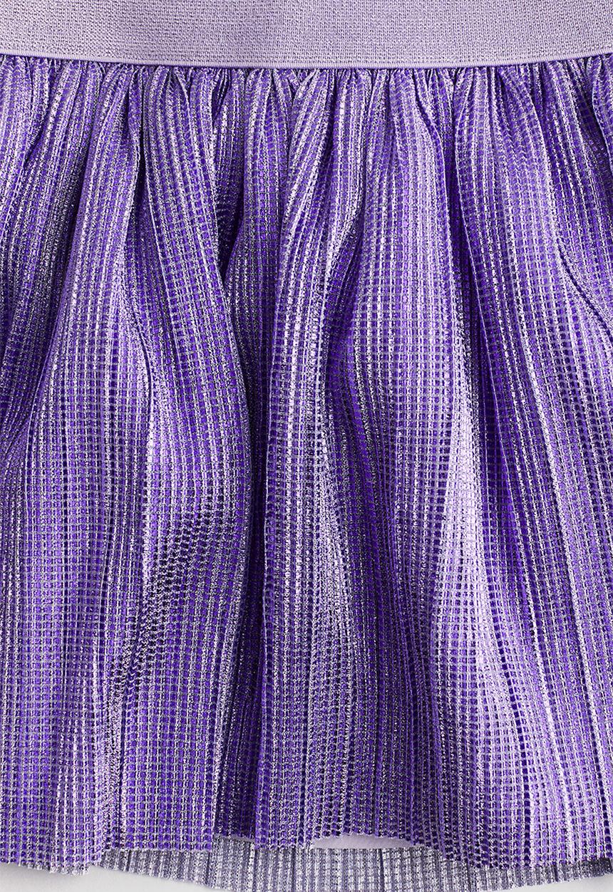 H&M - Metallic-shimmering skirt - purple