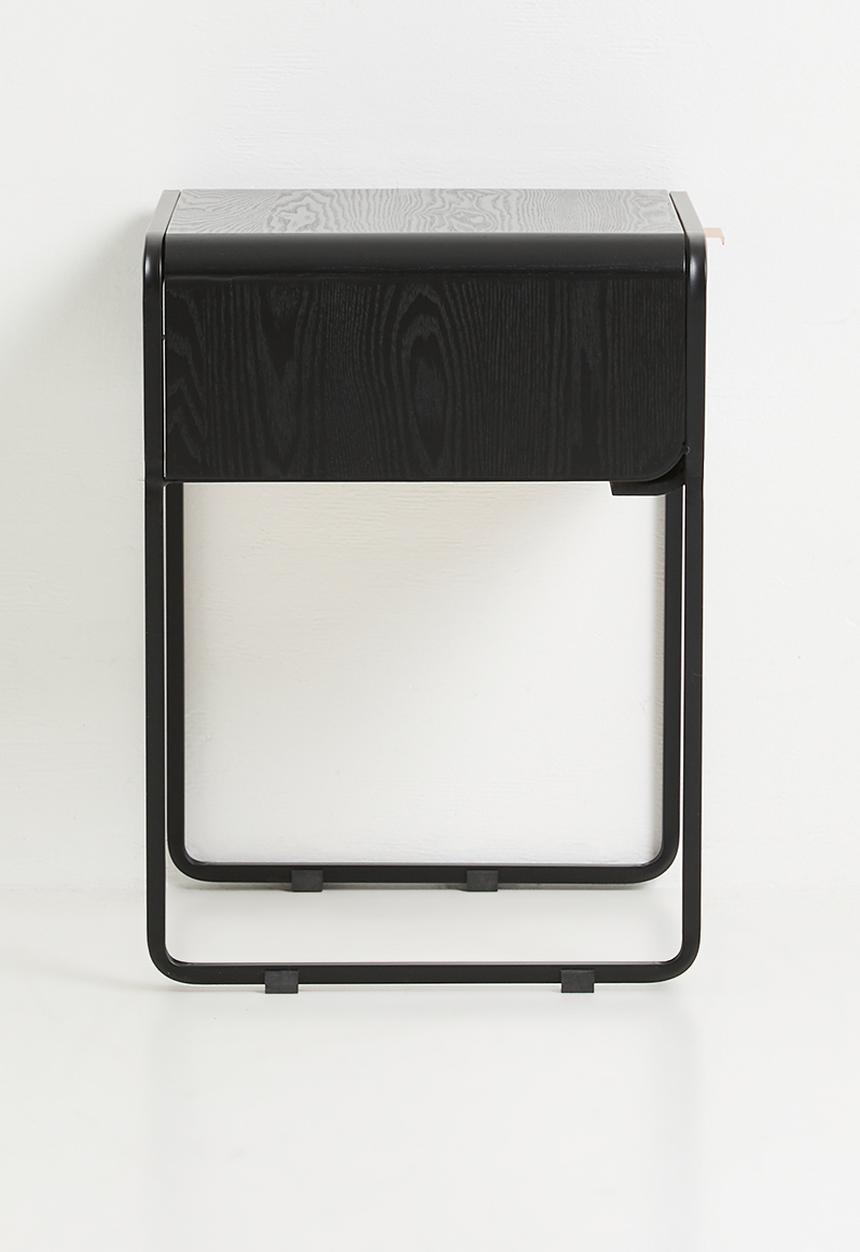 Sixth Floor - Chiara bedside table - black