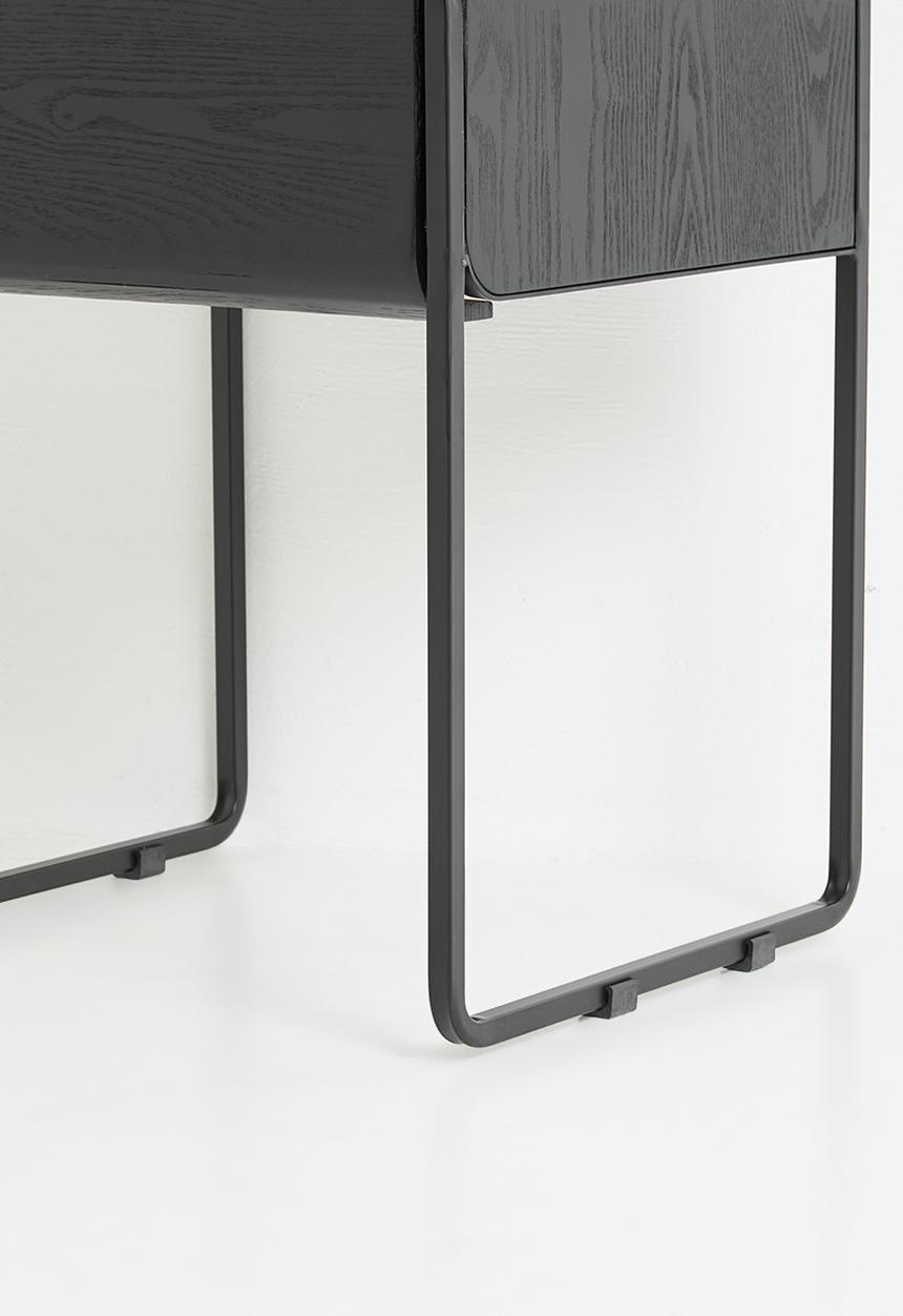 Sixth Floor - Chiara bedside table - black