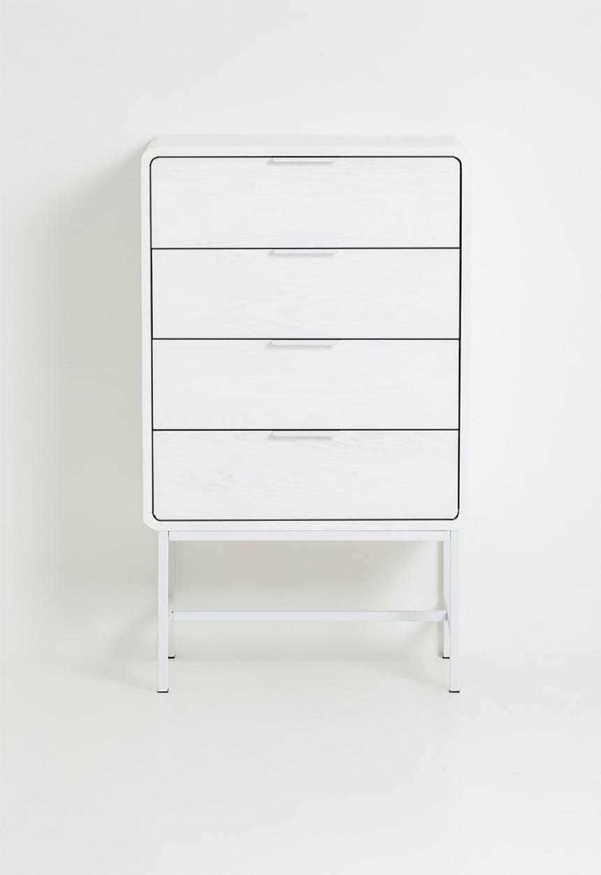 Sixth Floor - Gomez 4 drawer - white