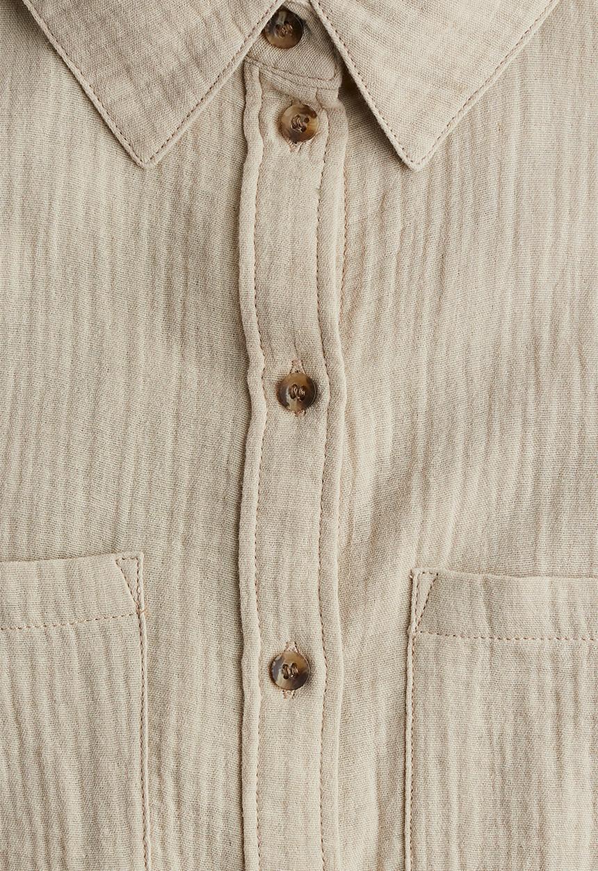 H&M - Cotton shirt - beige