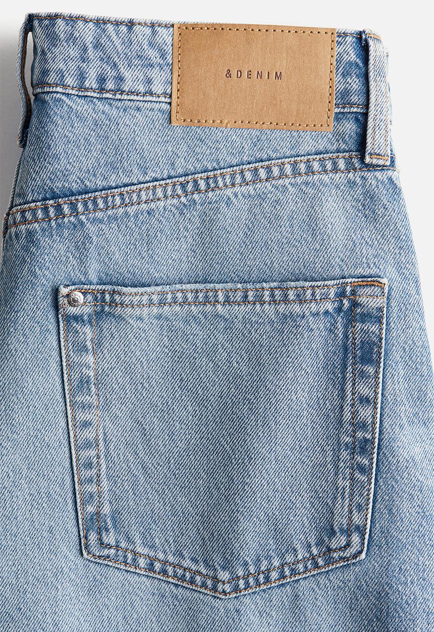 H&M - Barrel high jeans - light denim blue