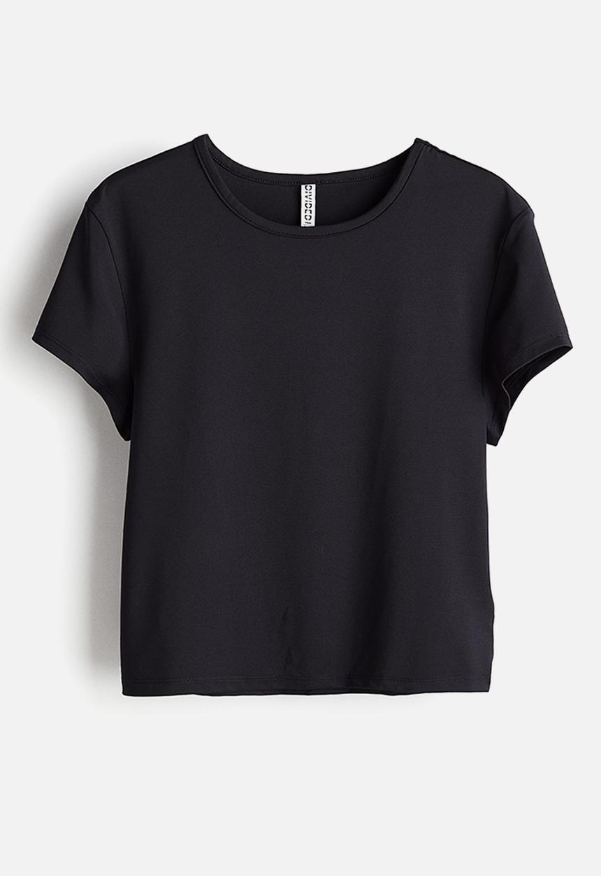 H&M - Fitted t-shirt - black
