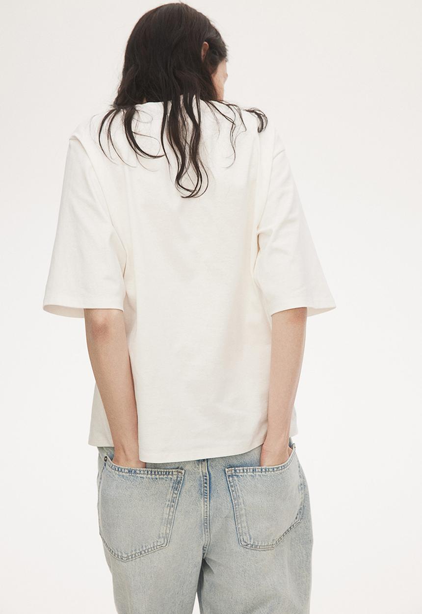 H&M - Oversized t-shirt - cream & division two
