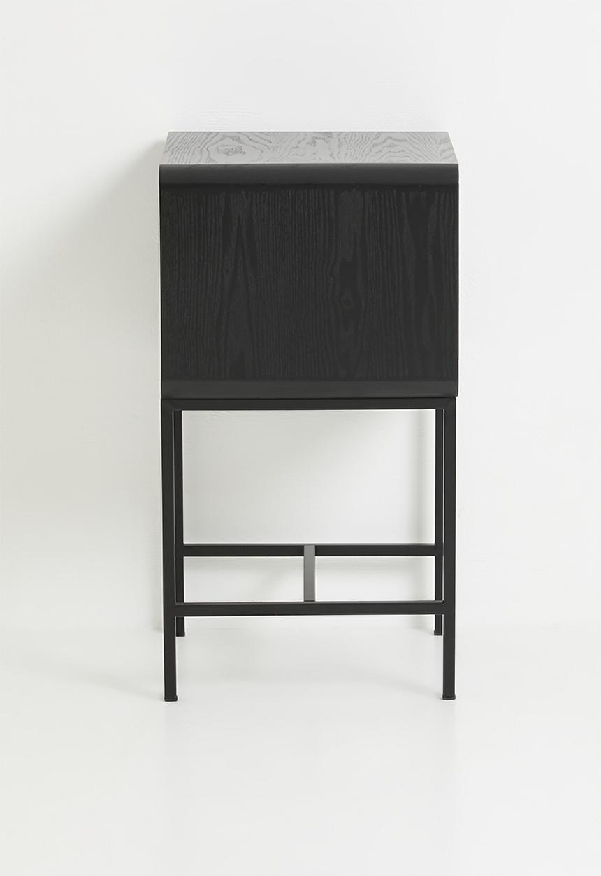Sixth Floor - Gomez bedside table-black