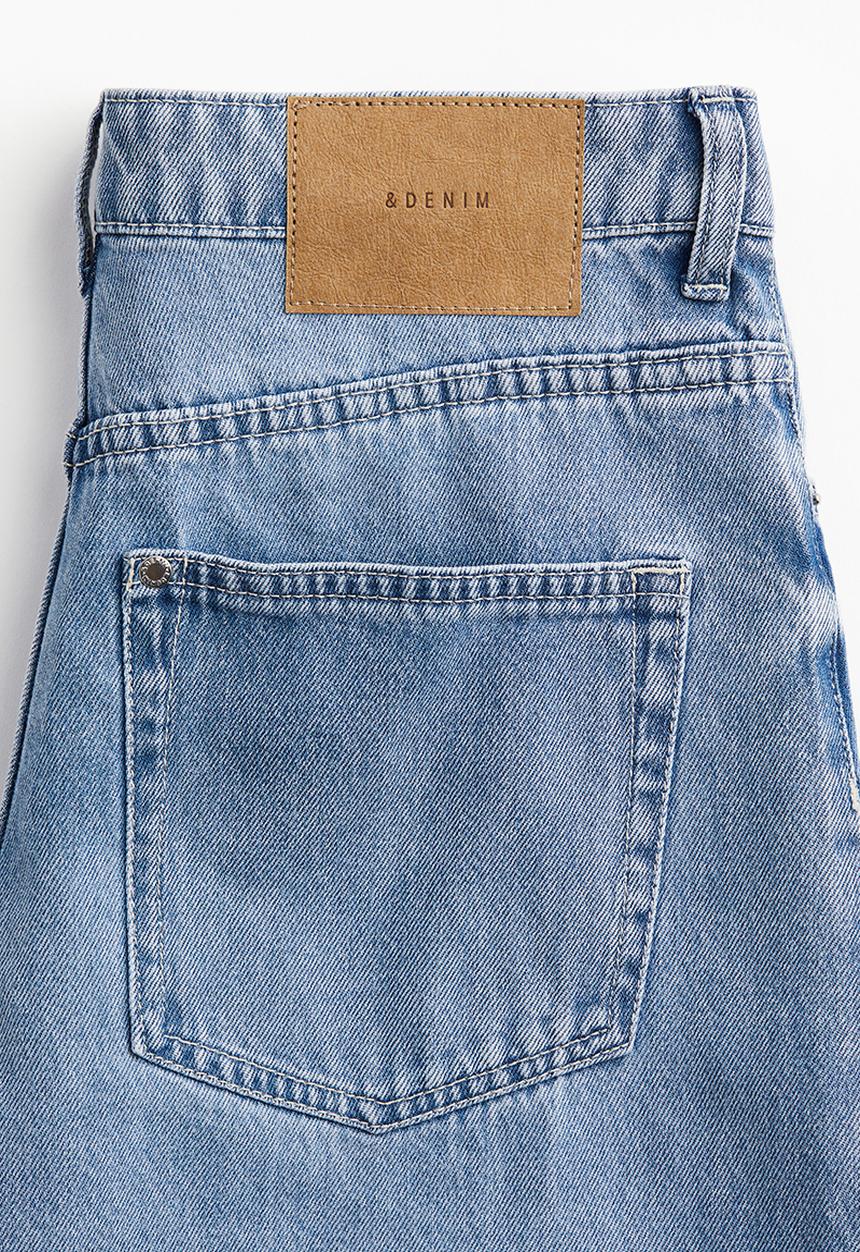 H&M - Baggy high jeans - light denim blue 