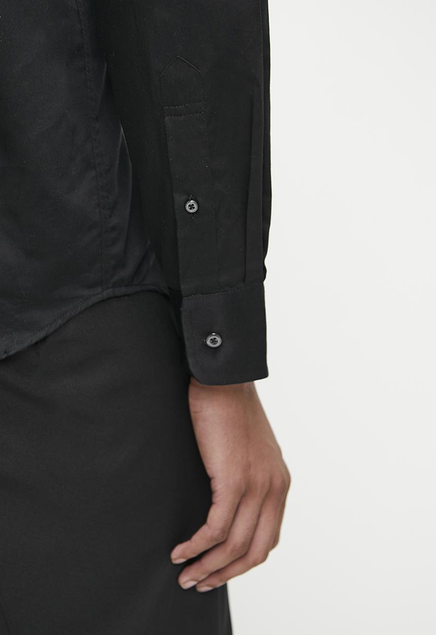 POLO - Custom Fit Greig Shirt - Black