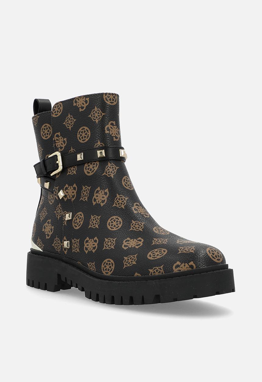 GUESS - Oliy logo peony tamara boot - brown/black