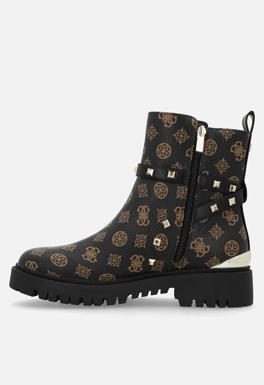 GUESS - Oliy logo peony tamara boot - brown/black