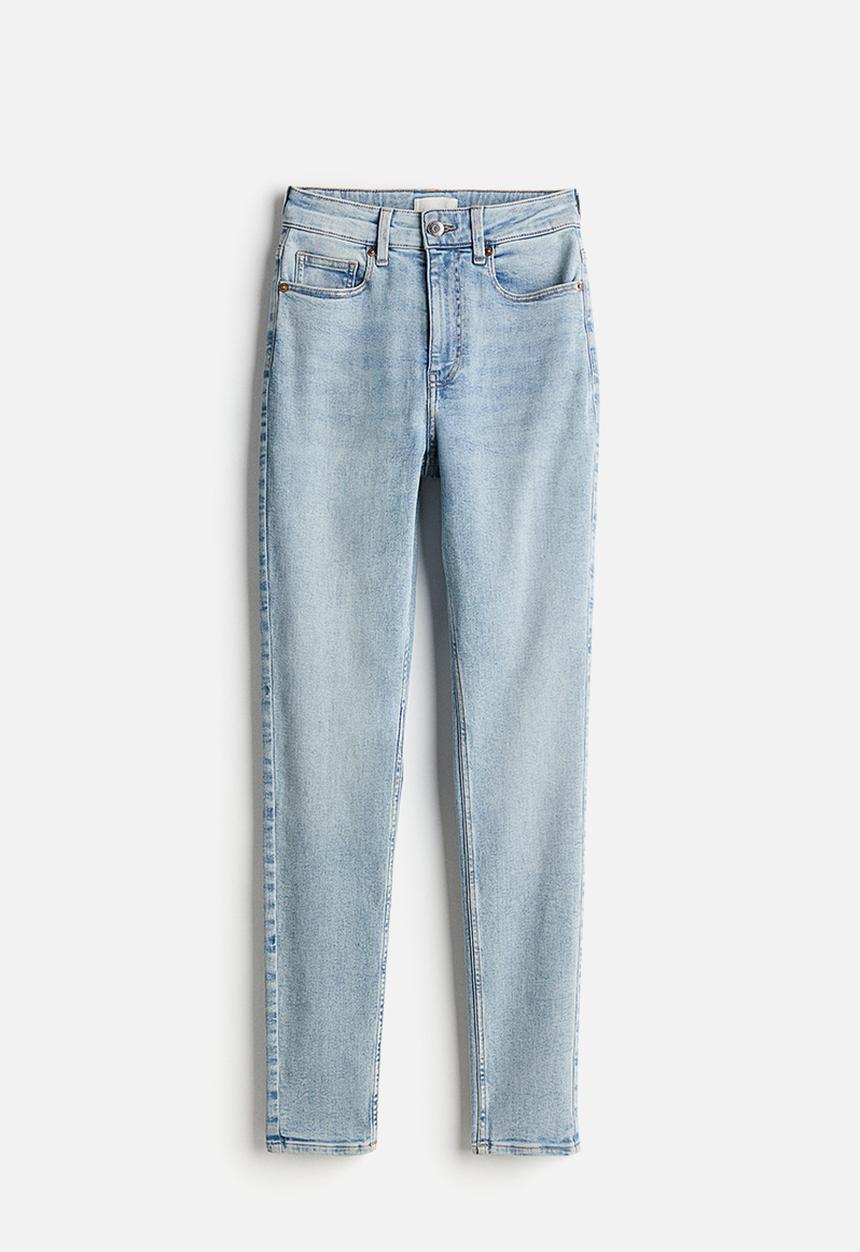 H&M - Skinny high jeans -  light denim blue