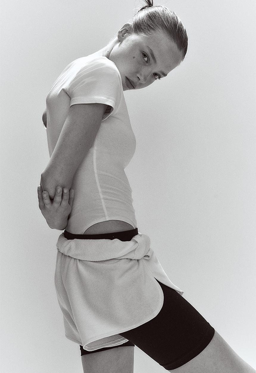 H&M - Scoop-back body - white