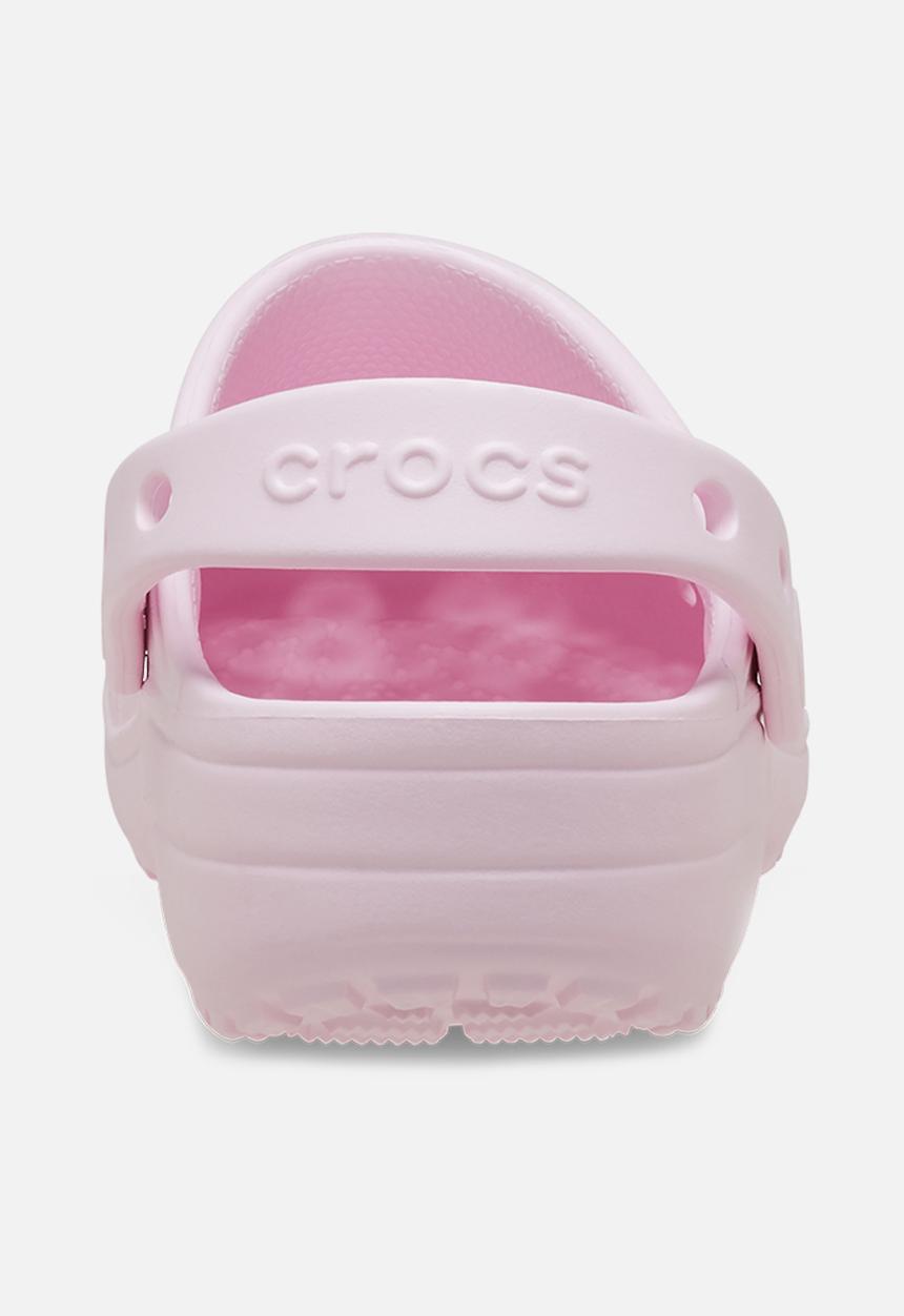 Crocs - Classic Floral Cut Out Clog K - Pink Milk