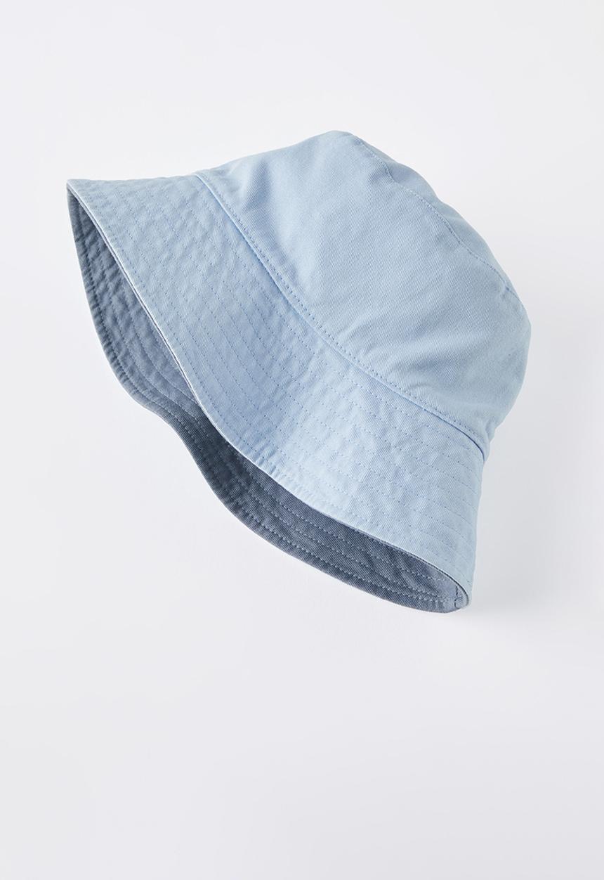 Cotton On - Kids reversible bucket hat - steel/dino squad