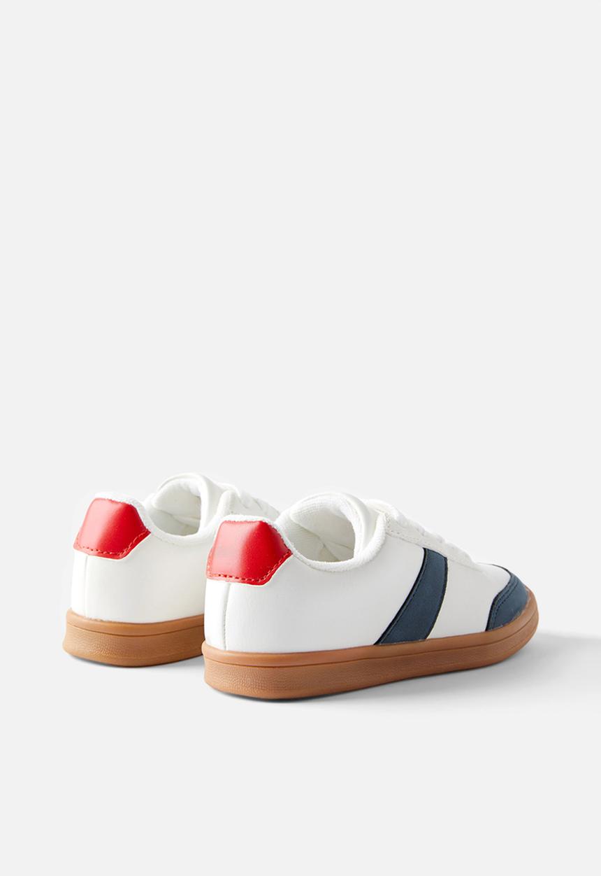 Cotton On - Lenny retro sneaker - squid ink/varsity red
