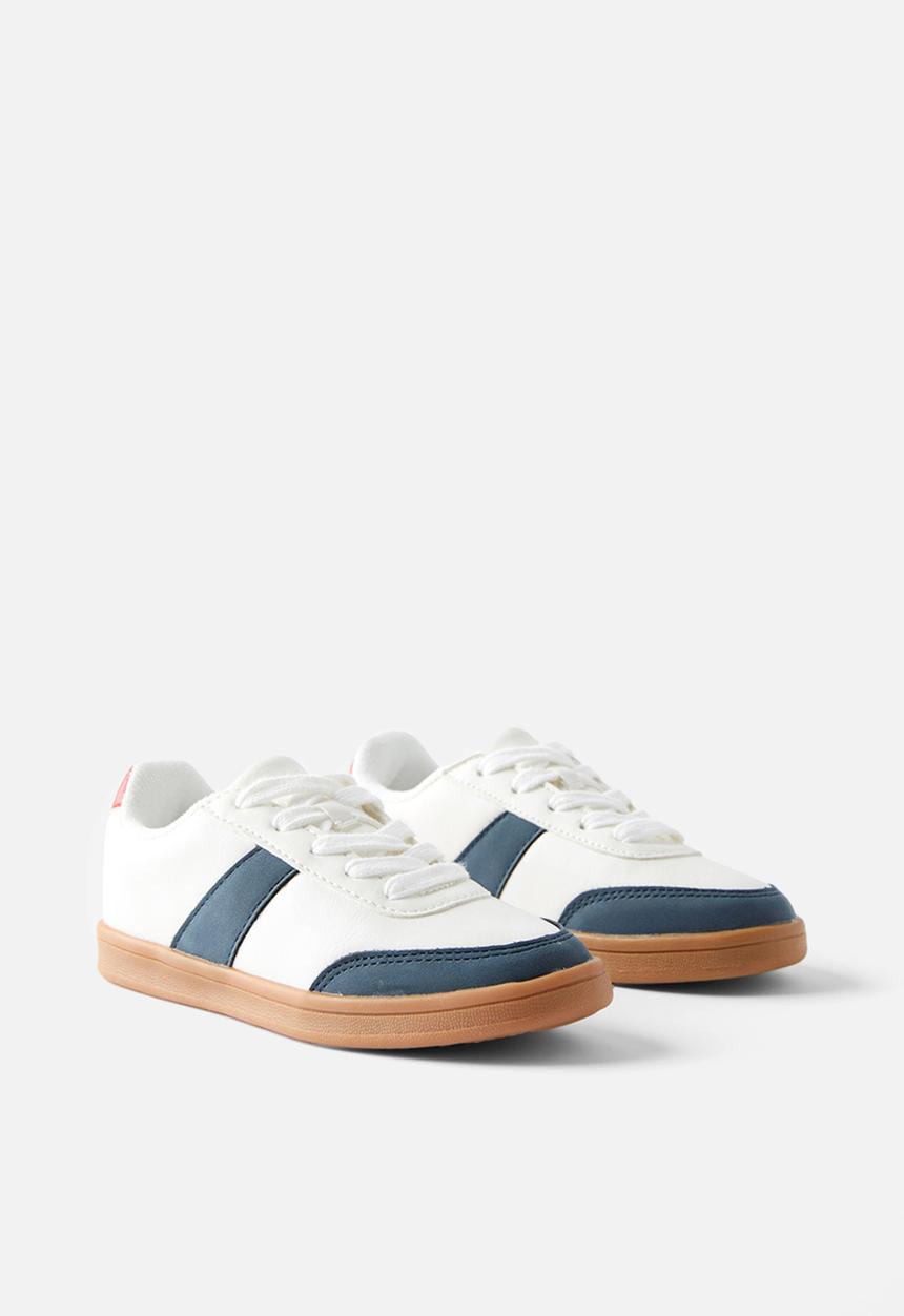 Cotton On - Lenny retro sneaker - squid ink/varsity red