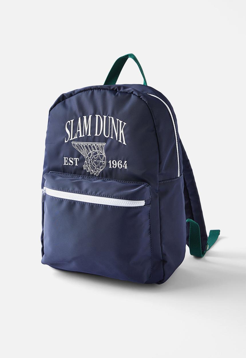 Cotton On - Back to sport backpack - squid ink/slam dunk