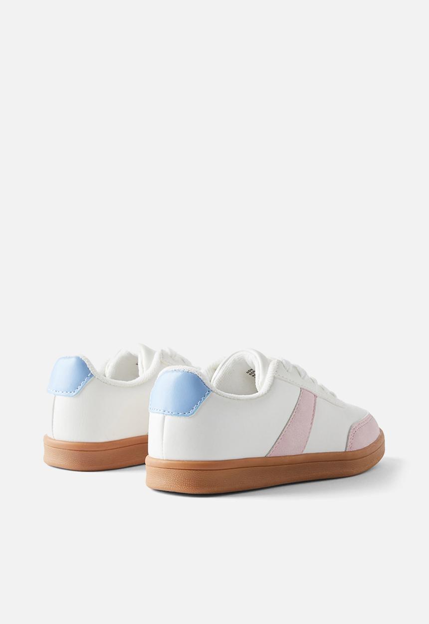 Cotton On - Lenny retro sneaker - blush pink/dawn blue