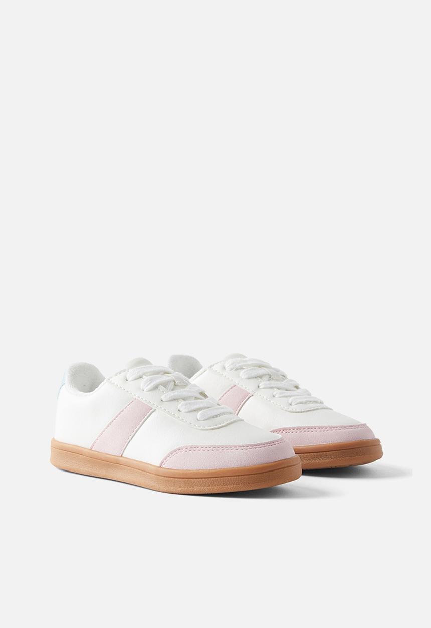 Cotton On - Lenny retro sneaker - blush pink/dawn blue