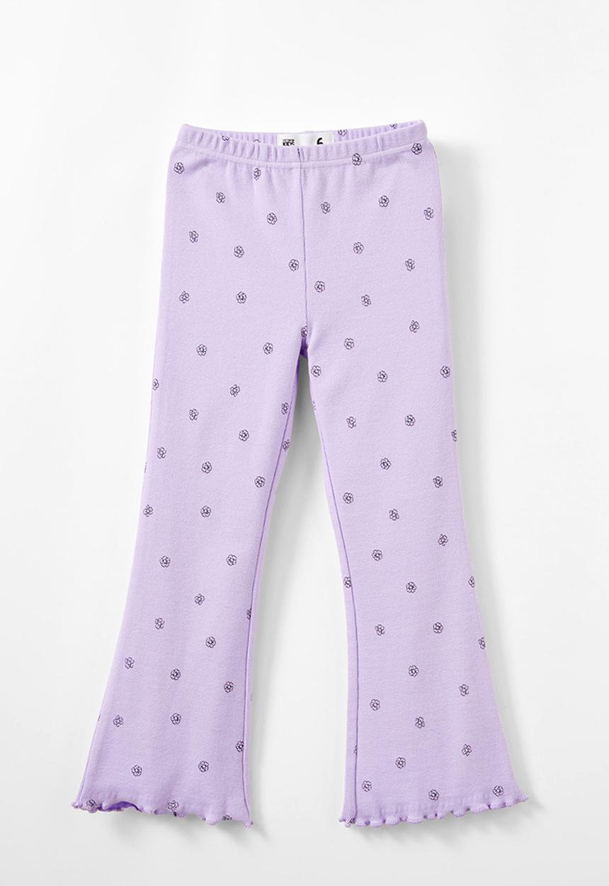 Cotton On - Francine flare pant - lilac drop/dotty floral