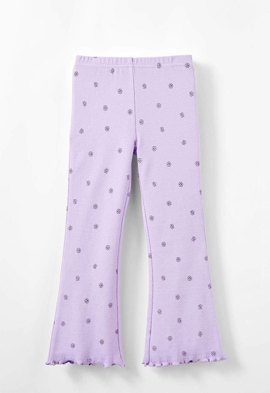 Cotton On - Francine flare pant - lilac drop/dotty floral