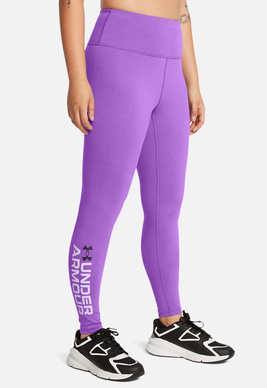 Under Armour - Campus Graphic Legging - Lavish / White