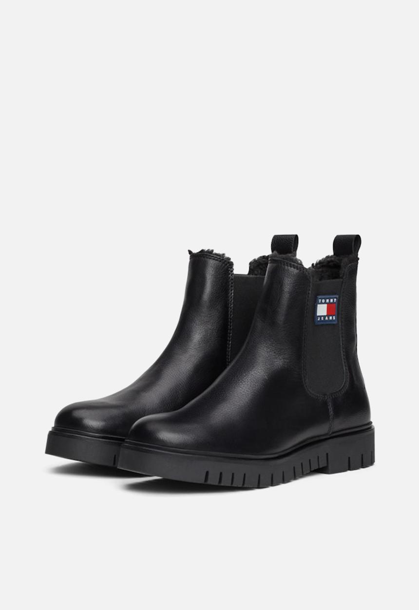 Tommy Hilfiger - Chelsea leather boot - black