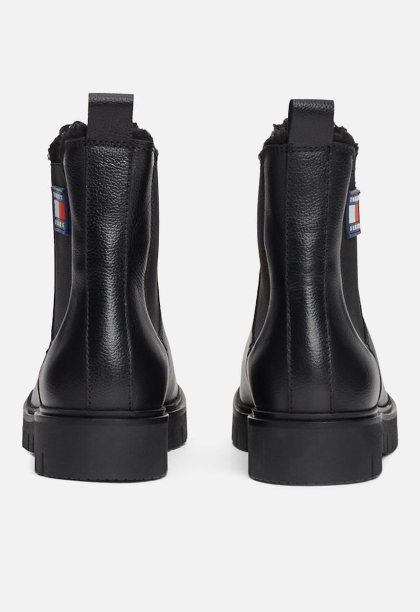 Tommy Hilfiger - Chelsea leather boot - black