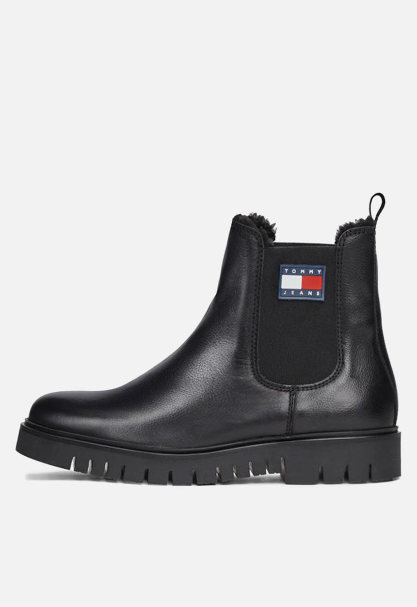 Tommy Hilfiger - Chelsea leather boot - black