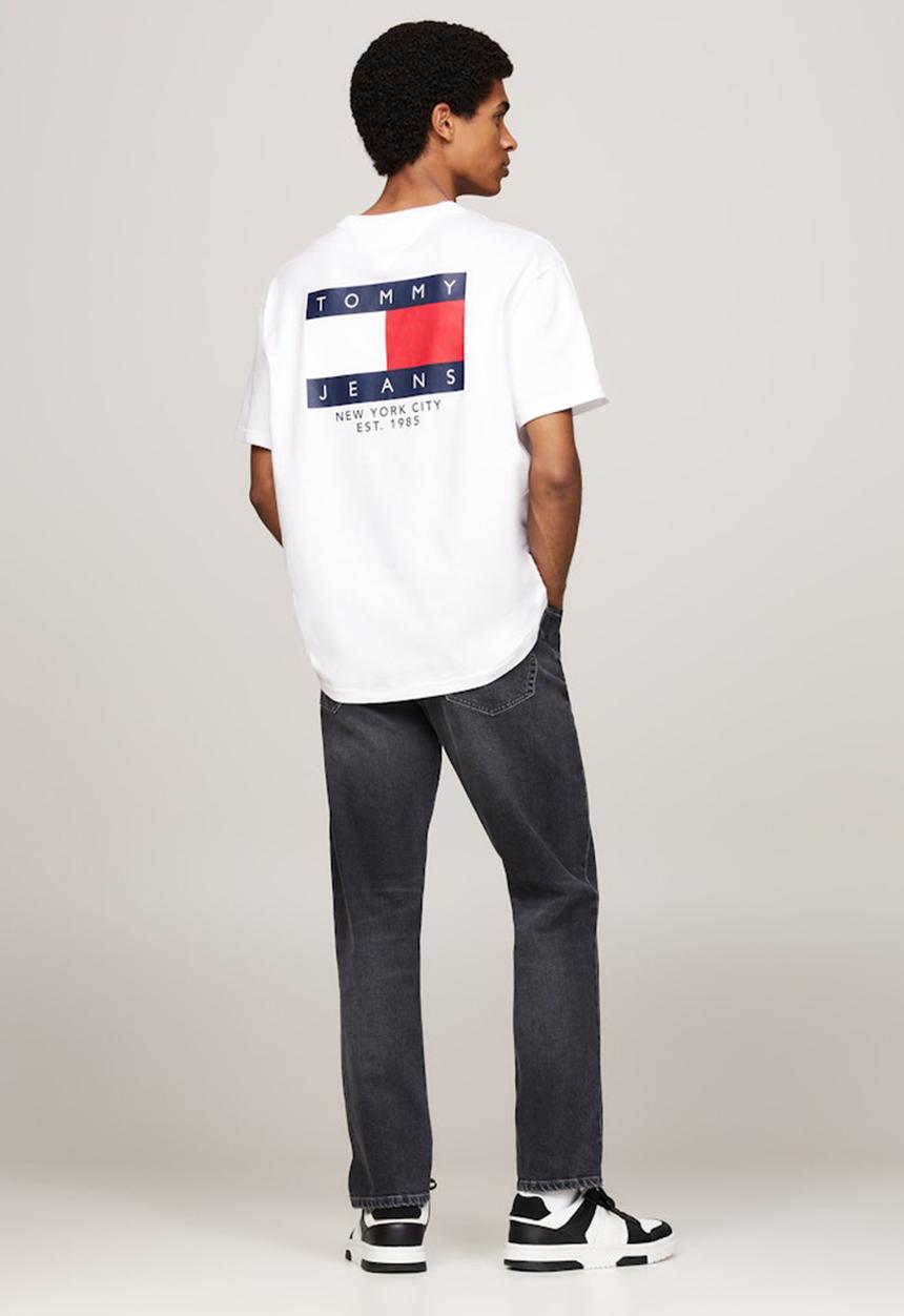Tommy Hilfiger - Tjm Reg Rwb Sig Flag Tee Ext - White