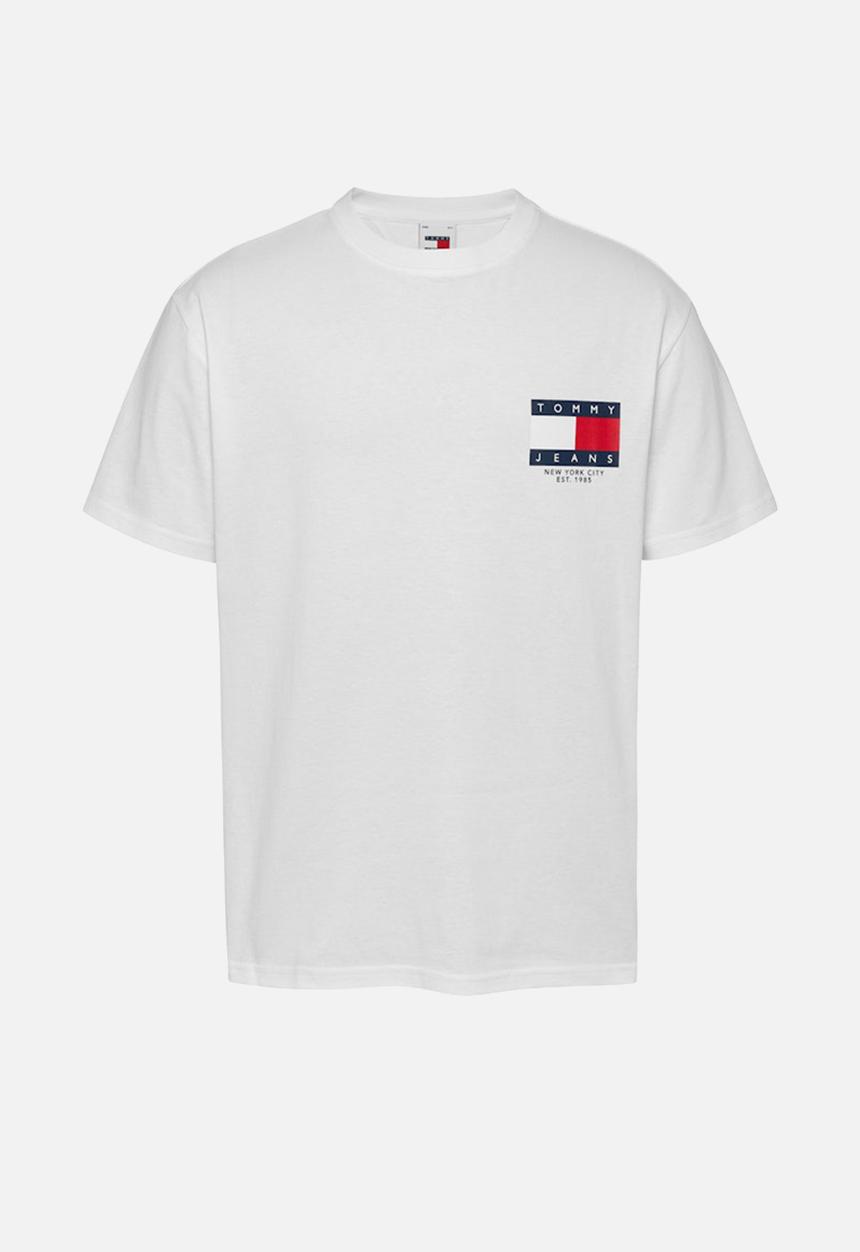 Tommy Hilfiger - Tjm Reg Rwb Sig Flag Tee Ext - White
